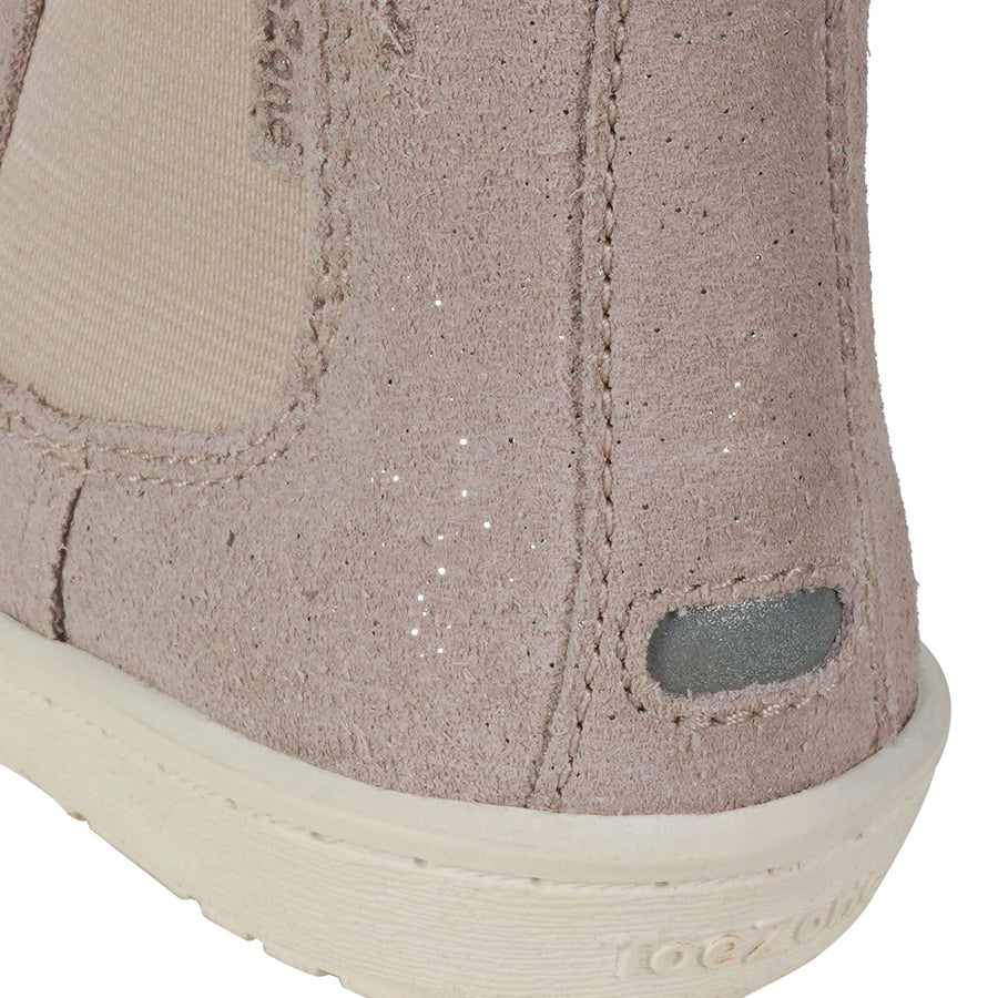 ALMA - Girls' Pink Suede Gusset Boot All Girls ToeZone Footwear