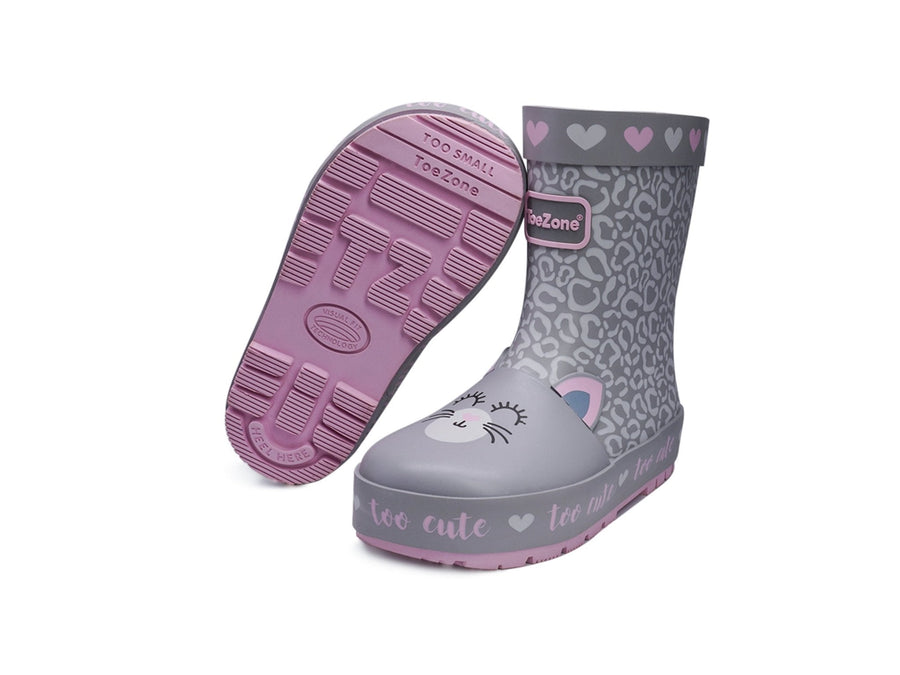 Girls Cat Bundle Girls Wellies ToeZone Footwear