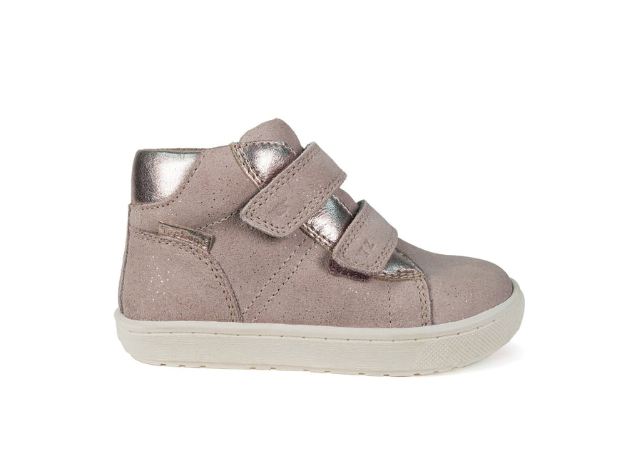 LAYLA - Girls' Pink Shimmer Rip Tape Boot All Girls ToeZone Footwear