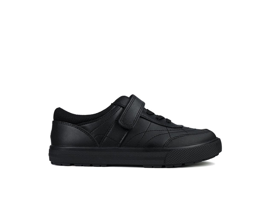 ToeZone Ethan Black Trainer School Shoe ToeZone Footwear