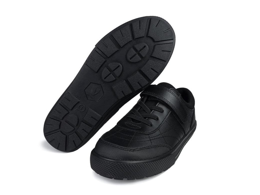 ToeZone Ethan Black Trainer School Shoe ToeZone Footwear